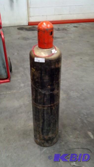Gold with orange top 70lb Acetylene Welding tank