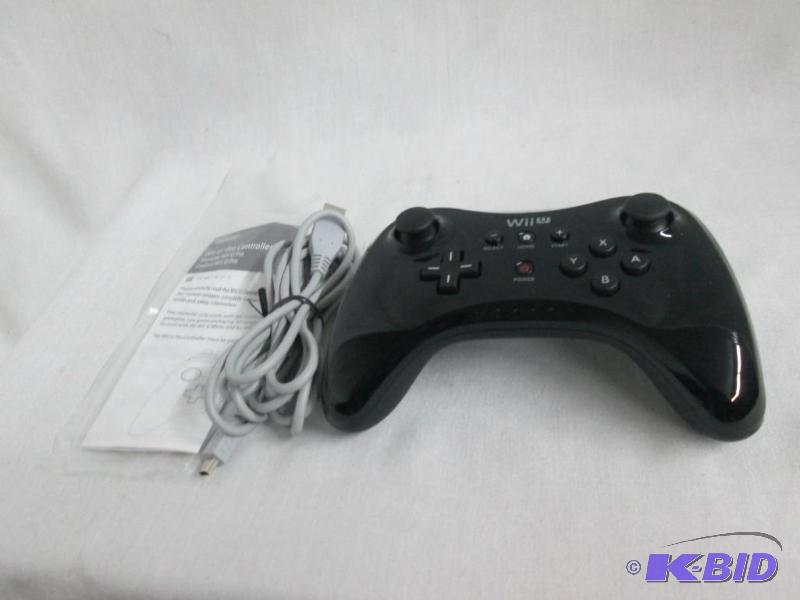 lot 26 image: Wii U Pro Controller - Black