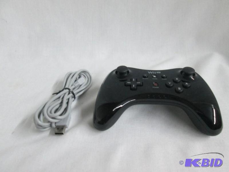 lot 27 image: Wii U Pro Controller - Black