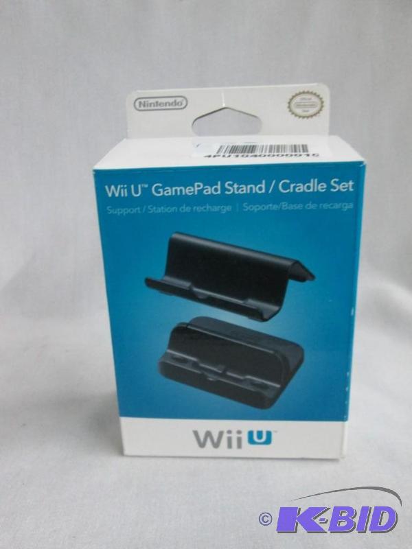lot 28 image: Wii U GamePad Stand and Cradle