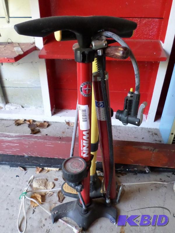 lot 100 image: 3 manual air pumps...