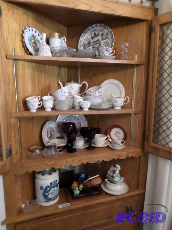 lot 13 image: All China and glassware (cabinet no...