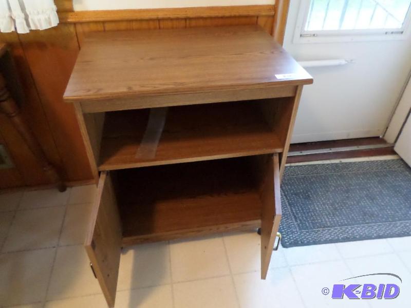 lot 15 image: Microwave stand...