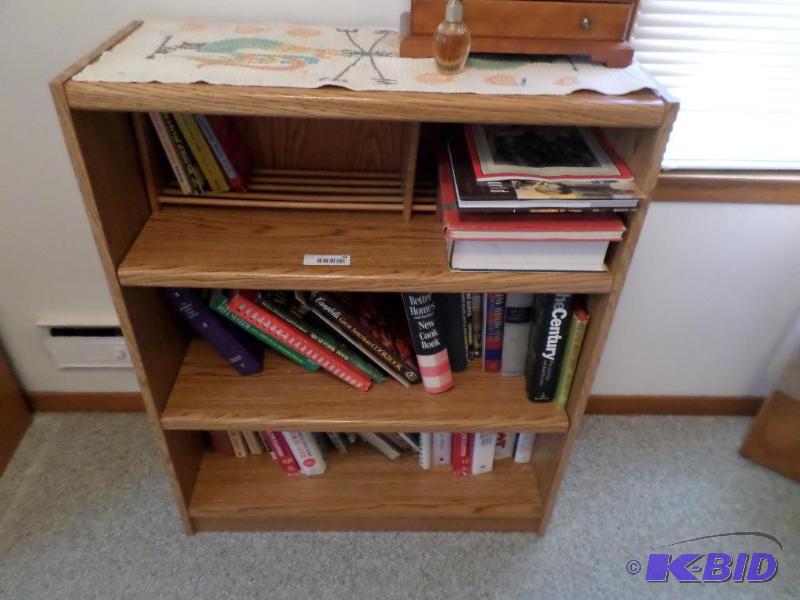 lot 44 image: wood shelf all book and organizer (...