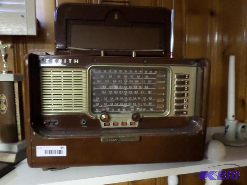 lot 54 image: Everything on Top shelf Zenith Anti...