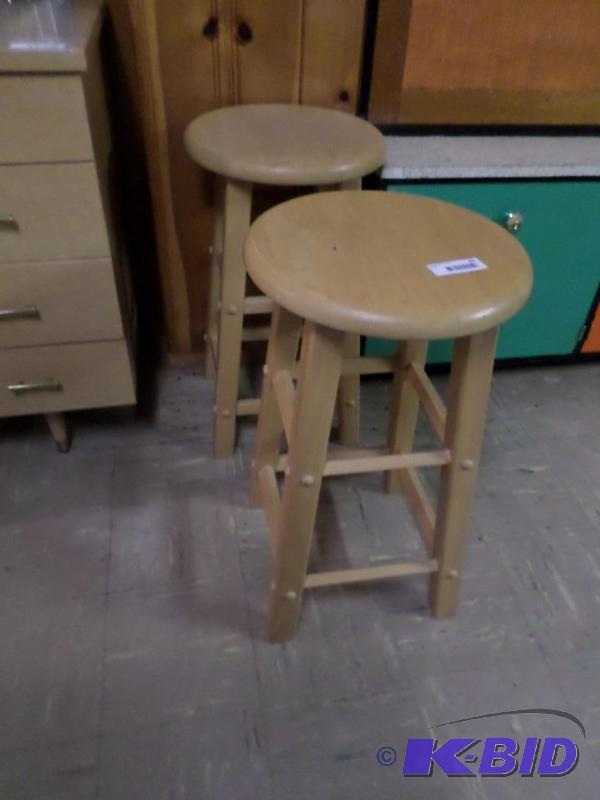 lot 66 image: 2 stools...