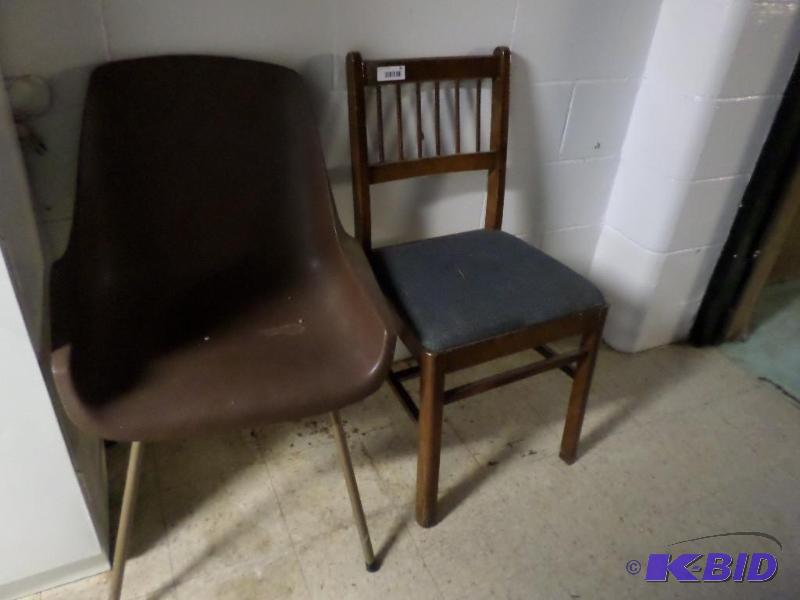lot 80 image: 2 chairs (not match)...