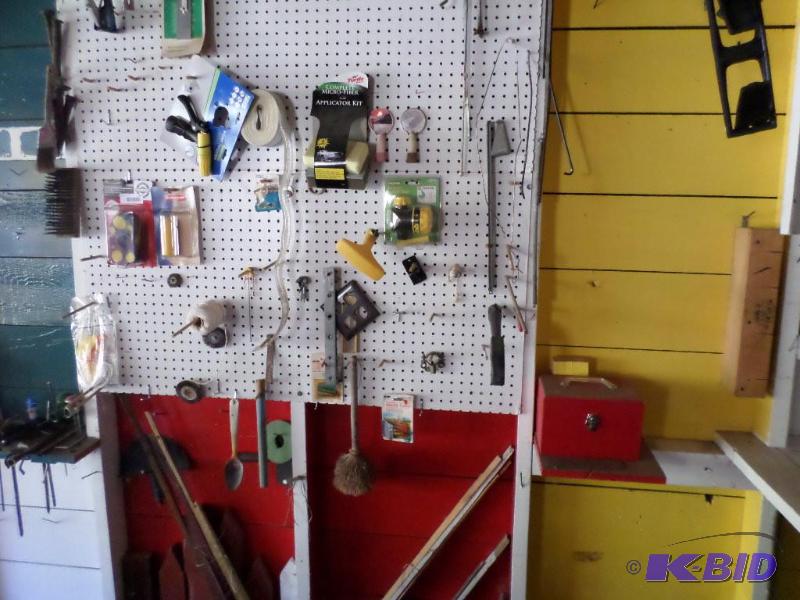 lot 93 image: Everything on North Garage wall, to...