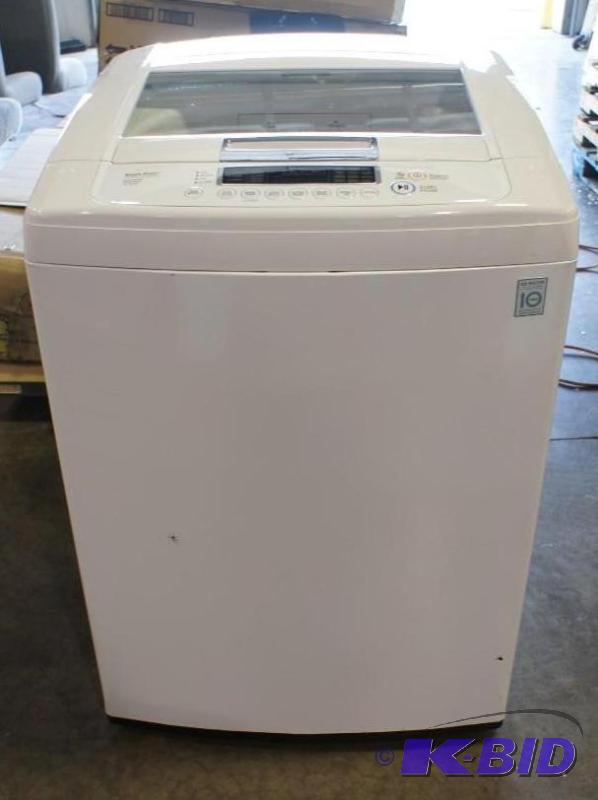 lot 6 image: New LG Washer (WT1101CW) LG top-loa...