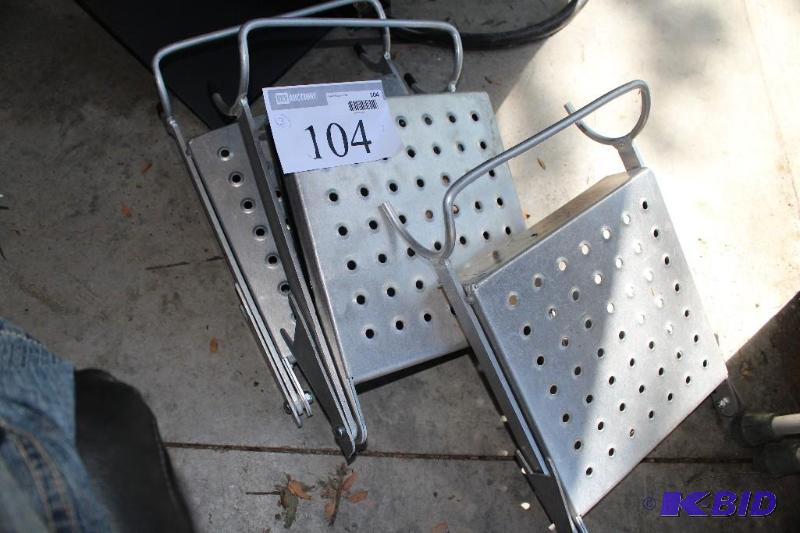 lot 104 image: Lot of (3) Little Giant Ladders, Wo...