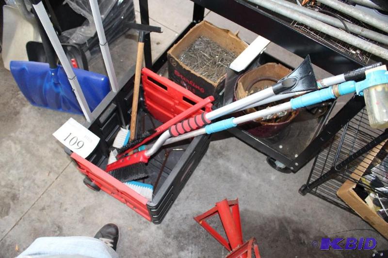 lot 109 image: Lot of (6) Ice Scrapers and Brushes...