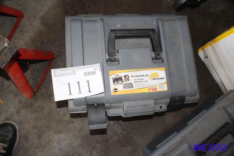 lot 111 image: Big Awesome Box, Tool Case, with W...