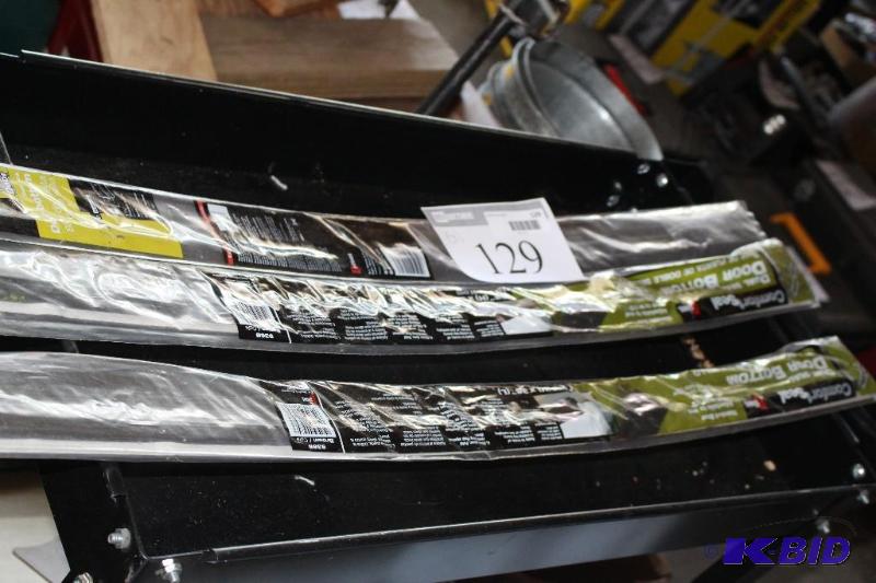 lot 129 image: Lot of (3) Dual Seal, Door Bottoms,...