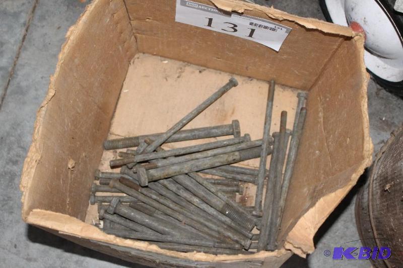 lot 131 image: Box Lot of Giant Screws...