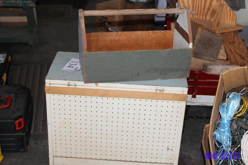 lot 134 image: Lot of (3) Items (1) Wood, Tool, C...