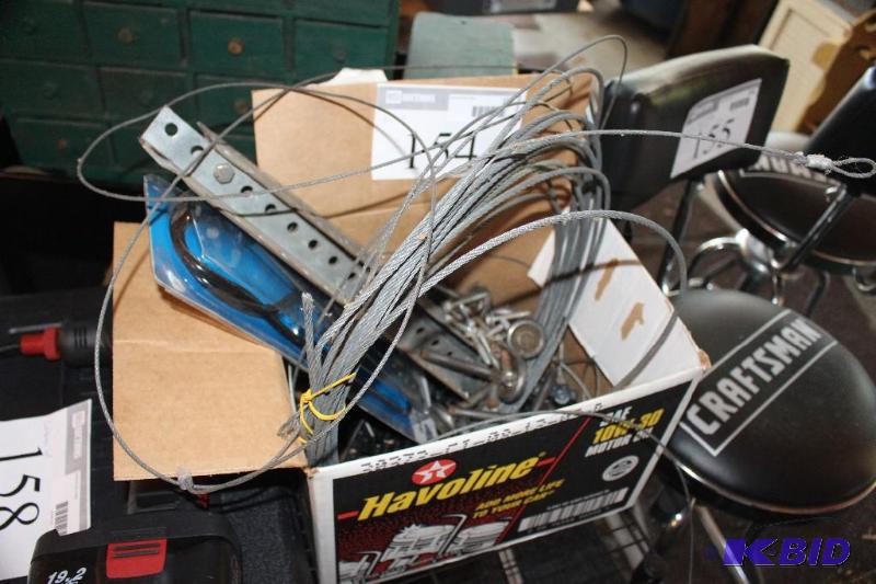lot 154 image: Box Lot of Various Cables, Wires, L...