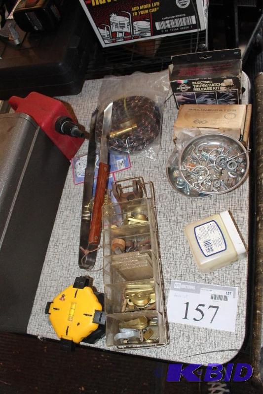 lot 157 image: Table Lot with Various Brackets, T...