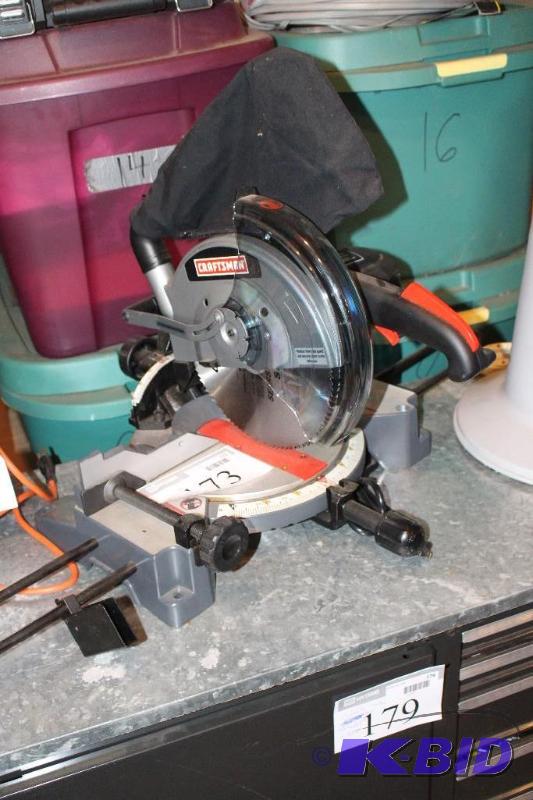 lot 173 image: 10" Compound Miter Saw, Model#...
