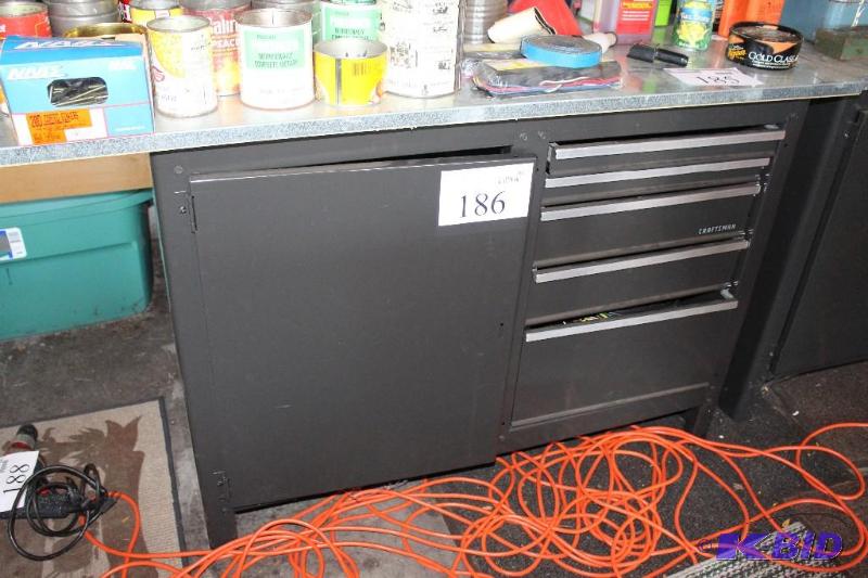 lot 186 image: Tool, Cabinet System, 5 Pull Out Dr...