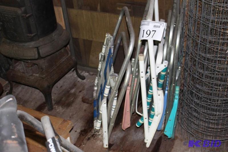 lot 197 image: Lot of (5) Lawn Chairs...