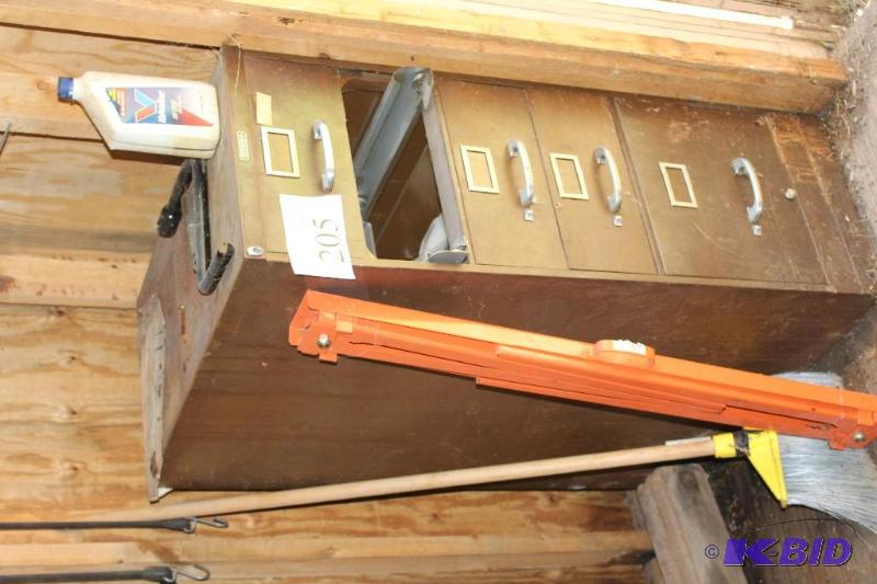 lot 205 image: Cabinet, 6-Drawer, 1 drawer missing...