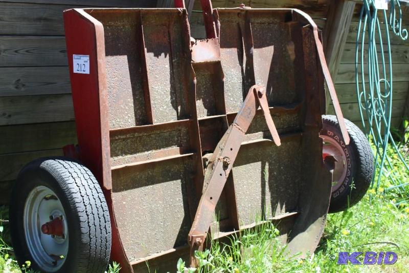 lot 212 image: Pull Mower, 69" L x 63" W...