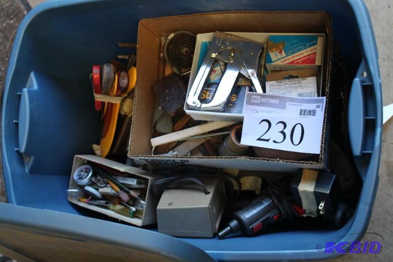 lot 230 image: Tub Lot Full of Miscellaneous Items...