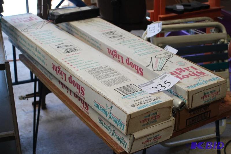 lot 235 image: Lot of (3) Shop Lights Boxes, Model...