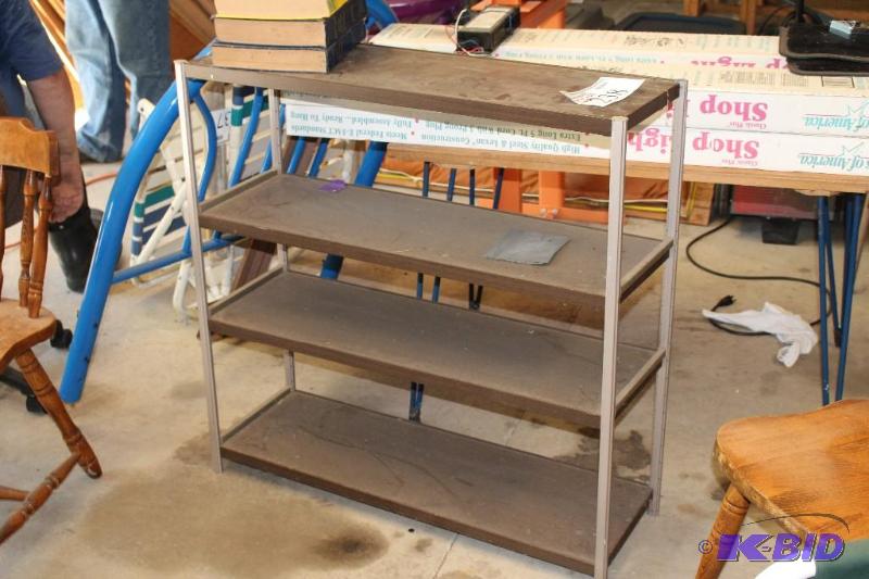 lot 238 image: Shelf with 4 Shelves, 36" L x ...