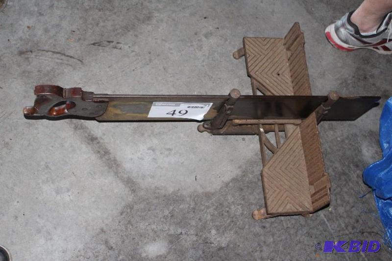 lot 49 image: Hand Saw, 26" Saw Length, with...
