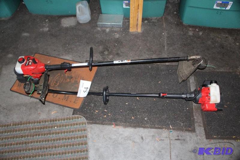 lot 54 image: Lot of (2) Yard Machines, Weed Whac...