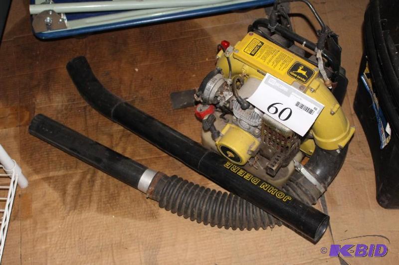 lot 60 image: John Deere, Leaf Blower, Model# TY0...