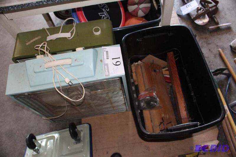 lot 61 image: Lot of (3) Items (1) Tub, with woo...