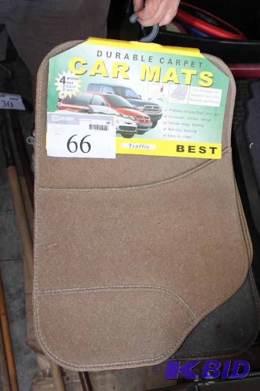lot 66 image: Lot of (3)Sets of Four Car, Floor M...