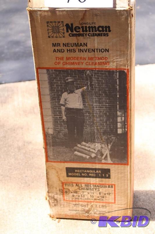lot 70 image: Neuman, Chimney Cleaner, Model# 113...