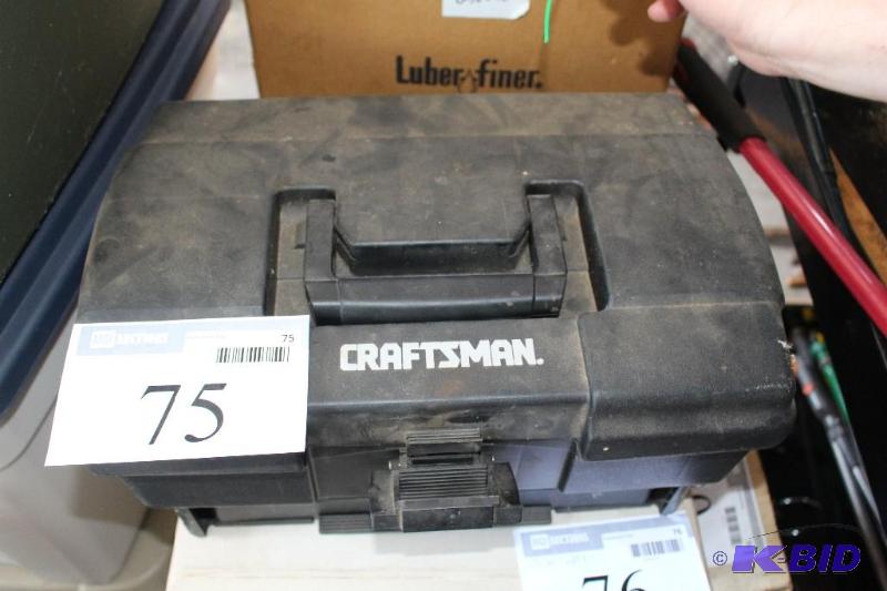 lot 75 image: Craftsman Toolcase with Ratchet Set...