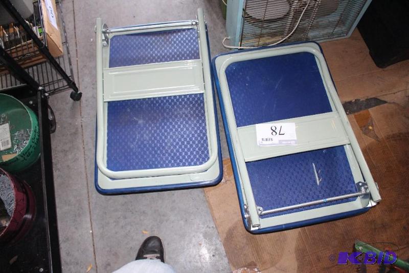 lot 78 image: Lot of (2) Rolling Floor Mats, Fold...