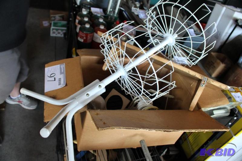 lot 97 image: Box Lot of (2) Cup Holders, (1) She...