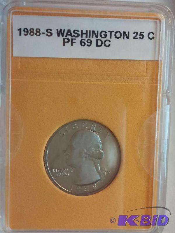 lot 113 image: 1988-S Washington Quarter Twenty Fi...