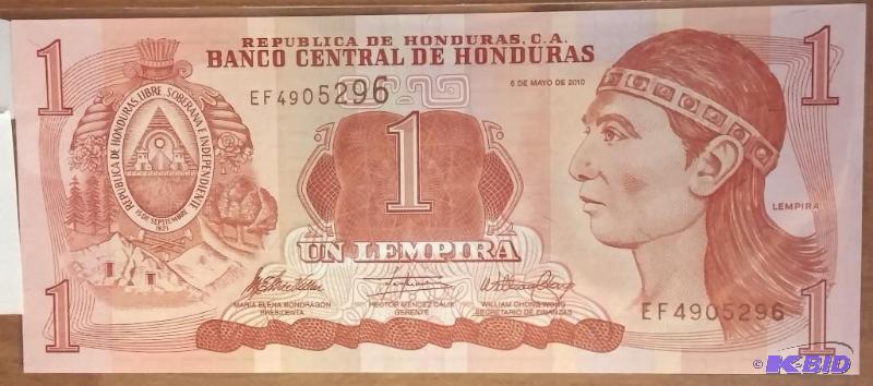 lot 12 image: Foreign Note Honduras...