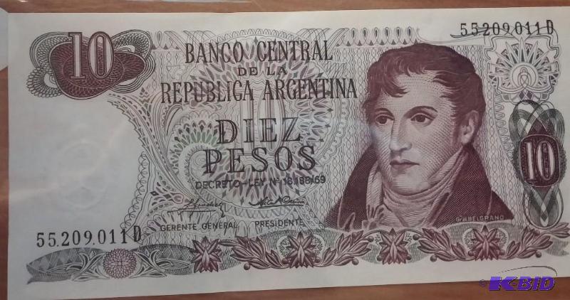 lot 14 image: Foreign Note Argentina...