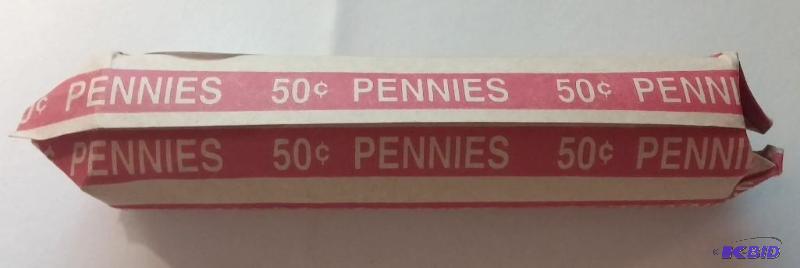 lot 152 image: Roll of Wheat Cents dates vary 1909...