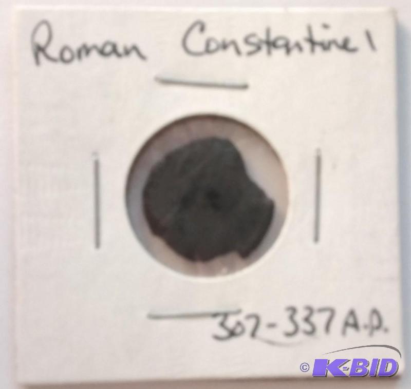 lot 53 image: Ancient Roman Coin Constantine 307-...