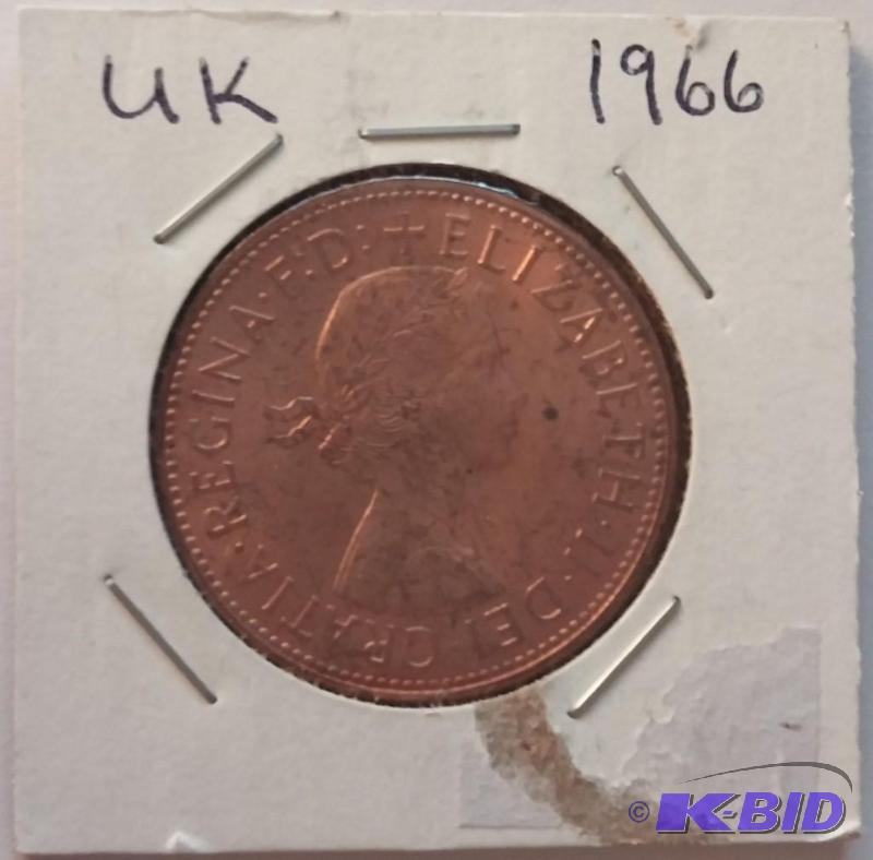 lot 64 image: 1966 UK One Penny 1966...