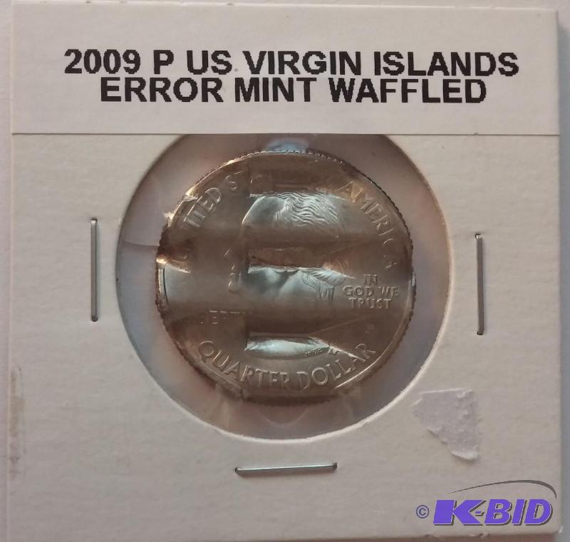 lot 68 image: 2009 P US Virgin Islands Quarter Do...