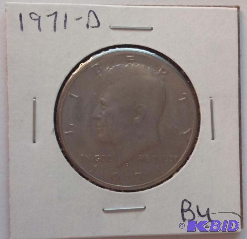 lot 80 image: 1971-D Kennedy Half Dollar BU...