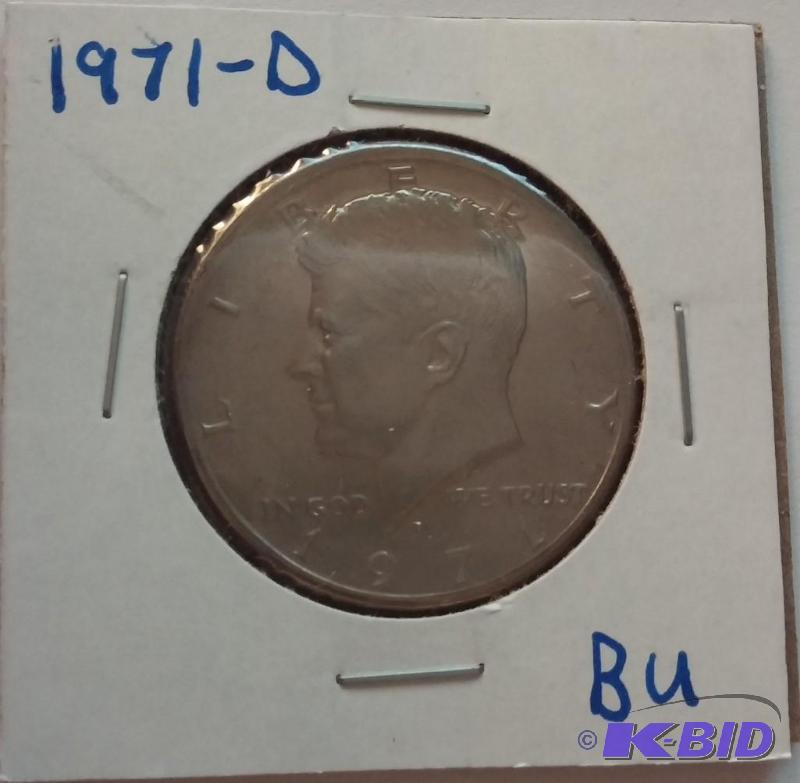 lot 94 image: 1971-D BU Half Dollar...