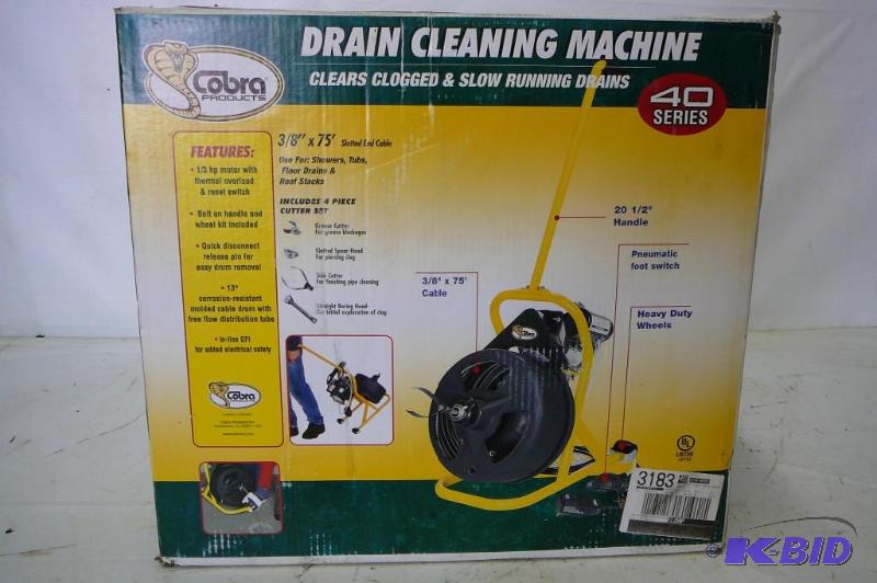 lot 1 image: Drain cleaning machine 38" x ...