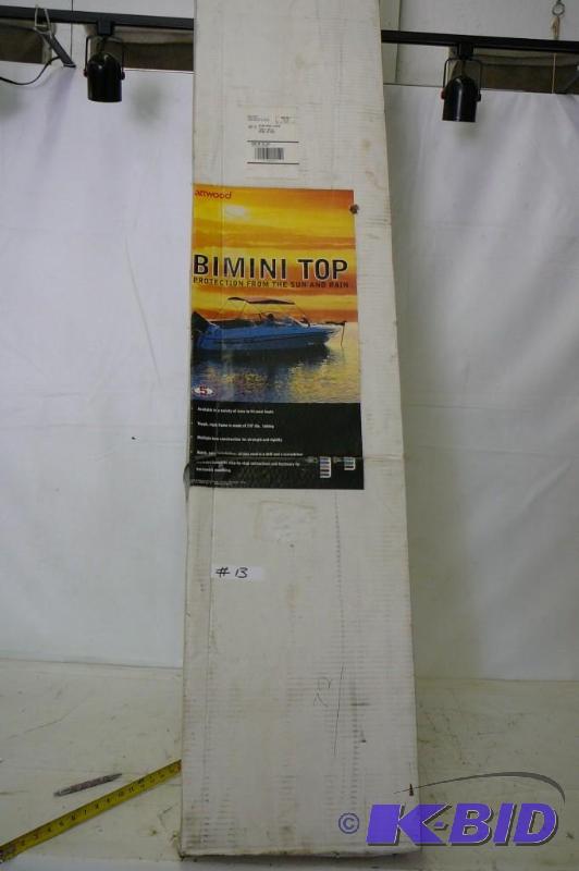 lot 13 image: Att&nbspwood Bimini top aluminum f...