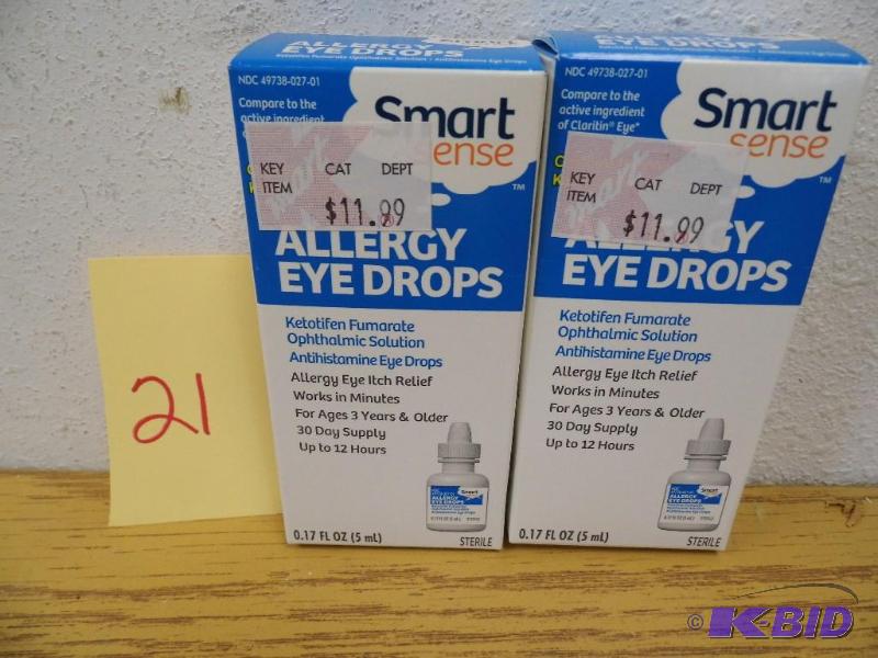 2 Smart Sense Allergy Eye Drops